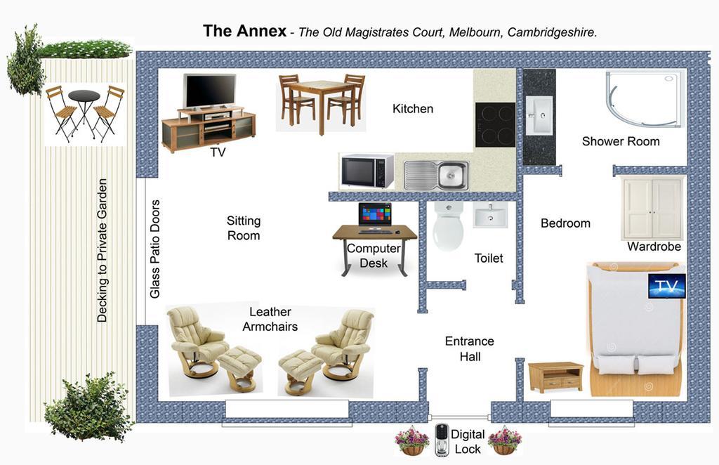 The Old Magistrates Court Bed & Breakfast Melbourn Екстериор снимка